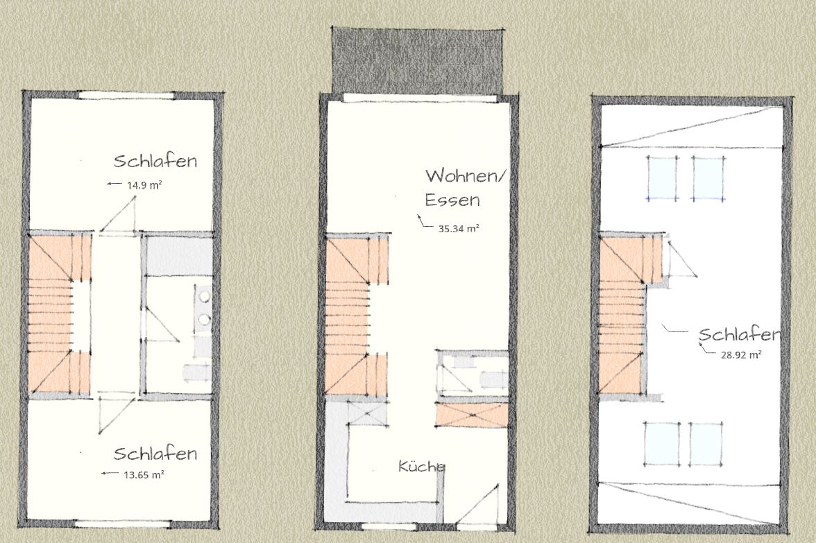 Lehnitz – Entwurfsskizze